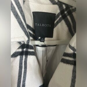 Wool blend winter trench. Talbots size 16 new with tags. Striking & substantial